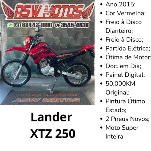 Lander XTZ 250 Ano 2015 