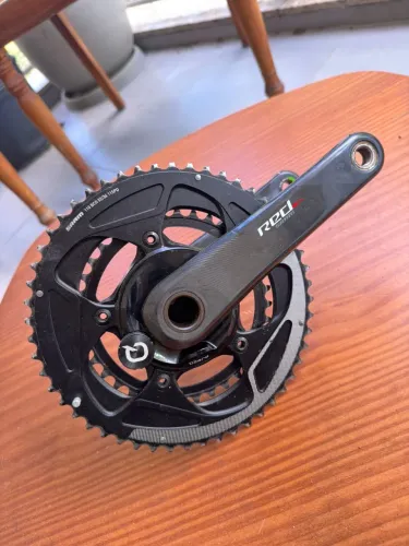 Pedivela Sram Red carbono com medidor de potência Quarq Dzero