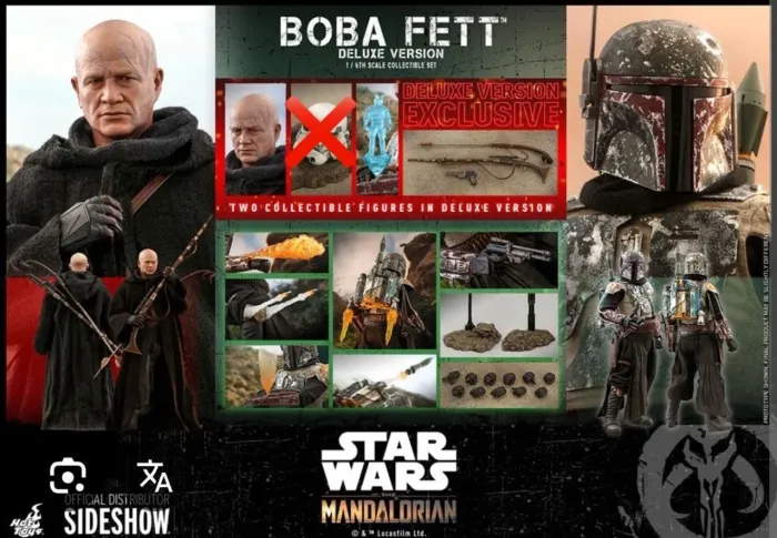 Hot toys Star Wars Boba Fett Pack Duplo Mandalorian
