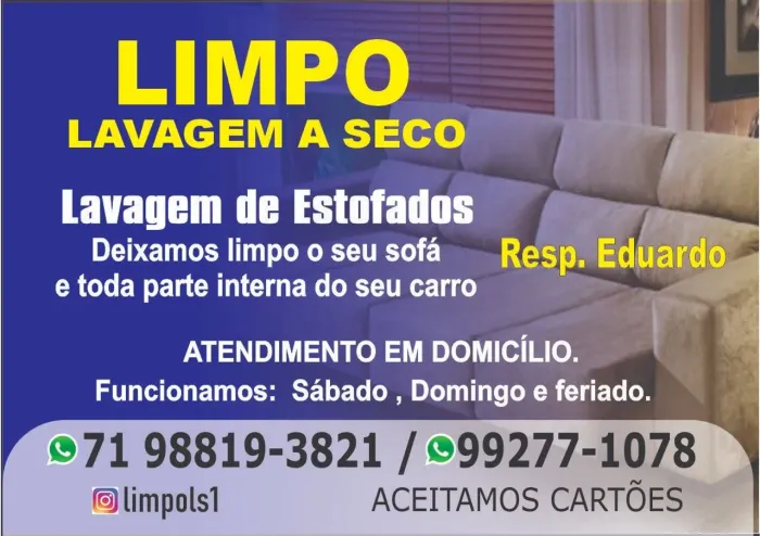 Limpeza de estofados