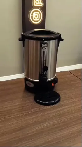 Cafeteira Automática Tipo Italiana Com Filtro 6 Litros Inox