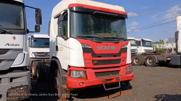 Scania G 450 A 6x4 2p (diesel)(E5) 2019/2019 Vamos Seminovos Ribeirão Preto