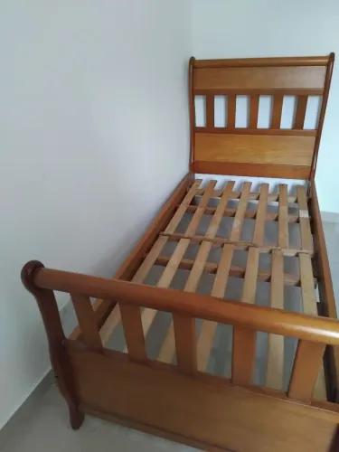 Cama De Solteiro Madeira Maciça