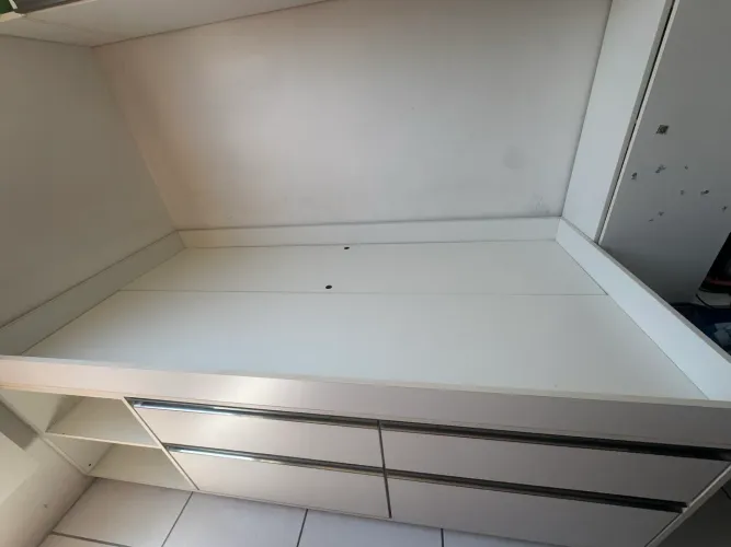 Cama Solteiro projetada em MDF