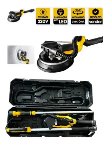 Lixadeira parede e teto 850w