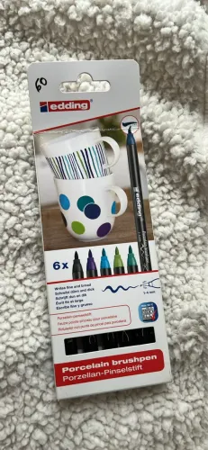 Brushpens para porcelana, marca alemã