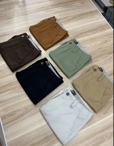 Bermudas masculinas sport fino