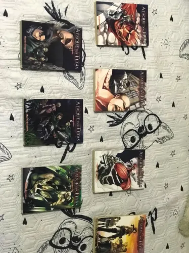 manga de Attack on Titan do vol 1 ate o vol 7