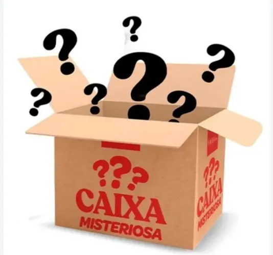 Caixa mistériosa com eletrônicos para retirada de peças ou sem teste.
