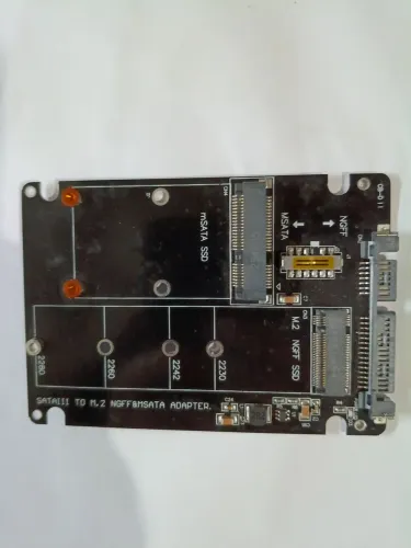 Adaptador SSD mSata M.2 NGFF e mSATA Sata III (2,5 polegadas).