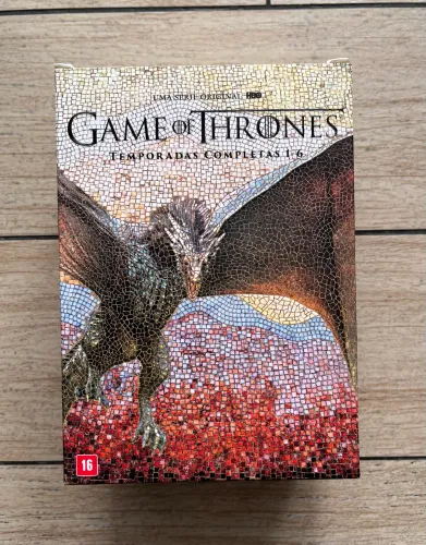 Box DVD - Game of Thrones - Temporada 1 a 6