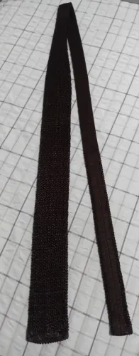 Gravata de tricô Christian Dior marrom