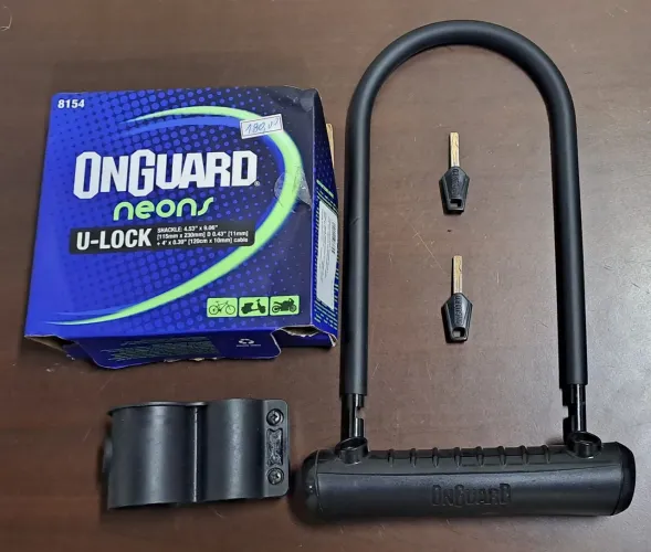 Vendo Cadeado OnGuard Neons 8154 para Bicicleta
