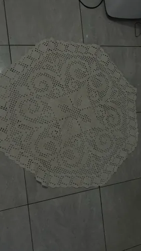 Tapetes de crochet branco