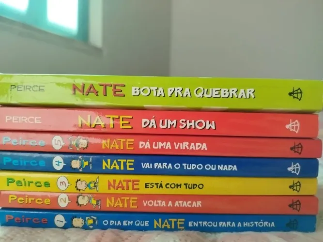 Coleção do livro do Nate do 1 ao 7