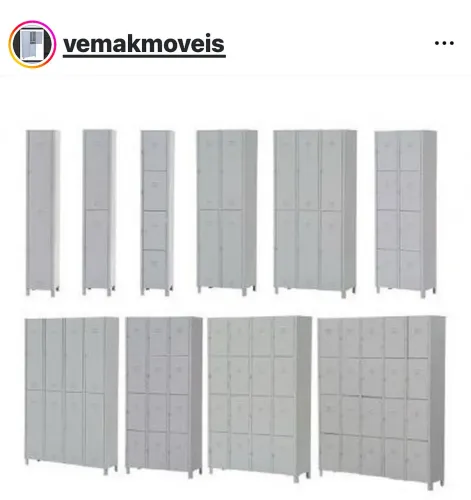 Armário vestiário 20 portas pequenas c pitao novo 1750,00