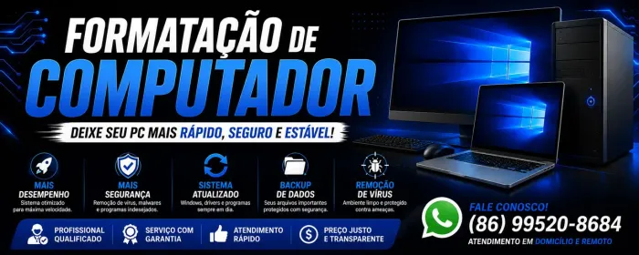 Manutenção de Pc e notebook