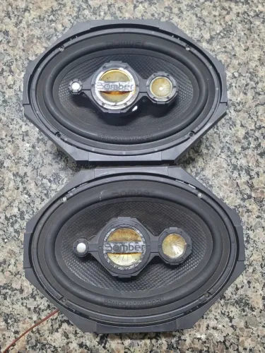 Par 6x9 bomber usado funcionando som automotivo