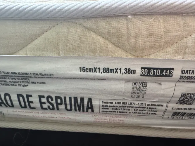 Colchão d 33 casal pouco usado