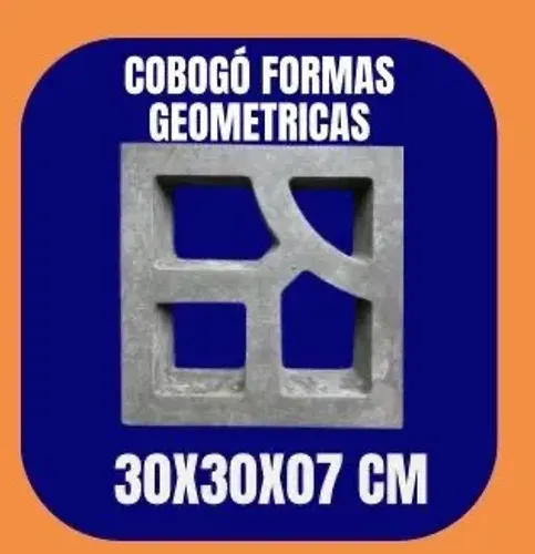 Cobogó forma geométrica 30x30