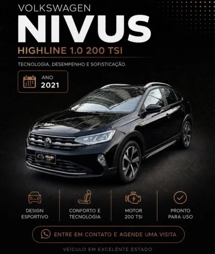 Volkswagen Nivus Highline 1.0 200 TSI Flex AUT 2021
