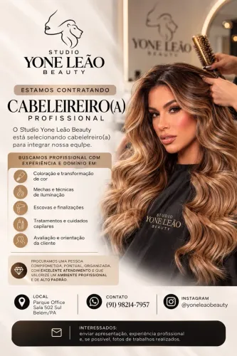 VAGA DE CABELEREIRO