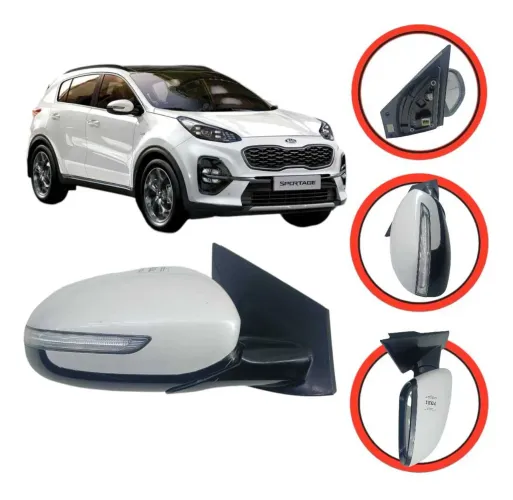 Retrovisor Direito Sportage Pisca E Retrátil 2017 A 2020.Original