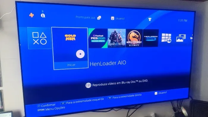 PS4 desbloqueado destravado playstation 4 2 controles praticamente novo
