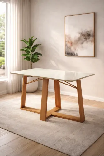 Mesa de Jantar Urban Wood Glass
