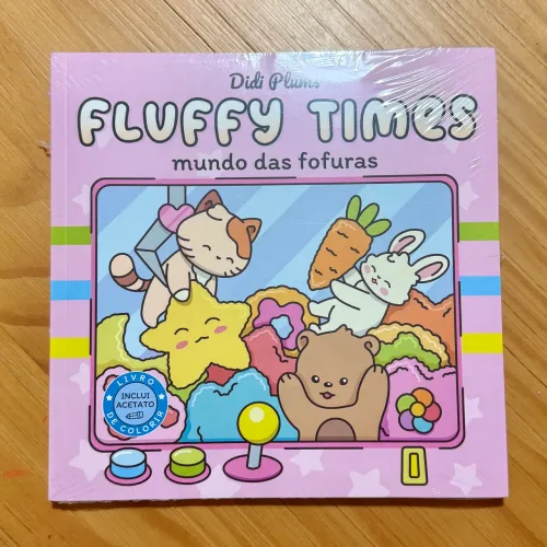 Livro de colorir Fluffly Times - mundo das fofuras