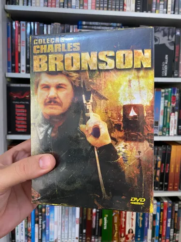 Box DVD Coleção Charles Bronson Lacrado de Fábrica 4 Filmes Ação Policial
