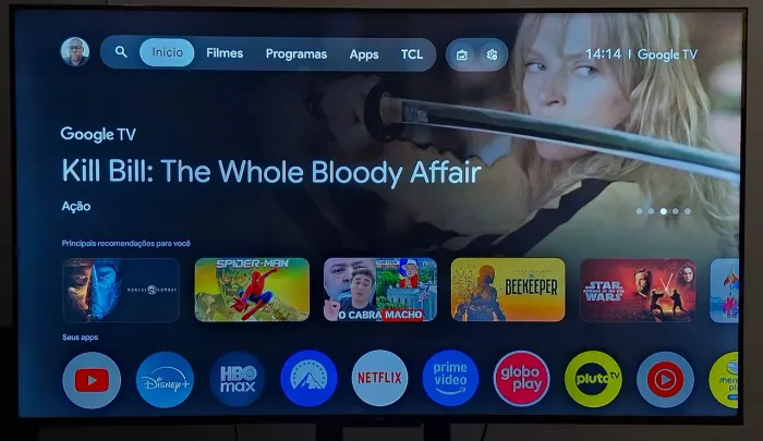 TV TCL Google TV 55 polegadas. Retirada por conta do comprador, somente dinheiro e pix.