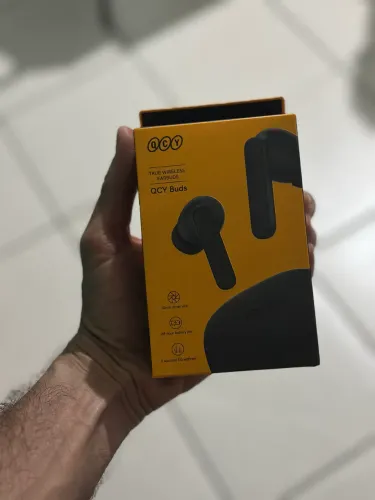 Fone Qcy Buds T43 Bluetooth 5.3 Enc IPX4 Cor Preto