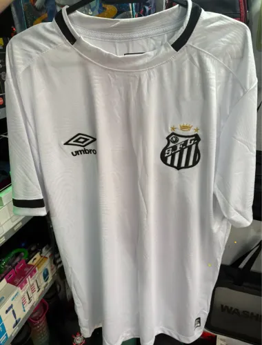 Camisa do Santos (Branca)