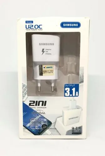 Carregador Rápido Samsung Fast Charge 15W Cabo V8 Carga Rápida Novo na Caixa