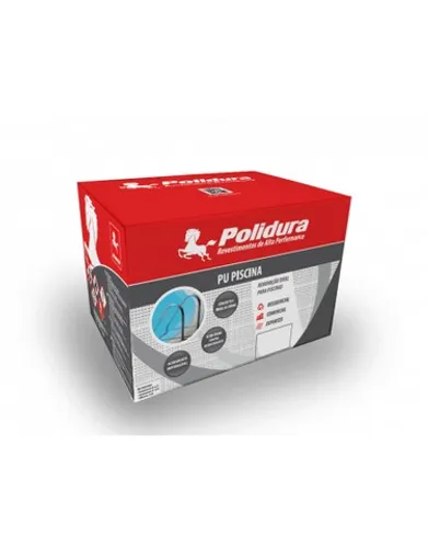 Kit de Tinta PU Para Piscina - Renner - Kit 3 Pcs Azul - Entrega Grátis