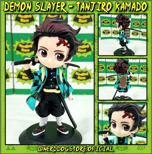 Action Figure Tanjiro Kamado - Kimetsu no Yaiba Demon Slayer Nezuko - NerdDog Store