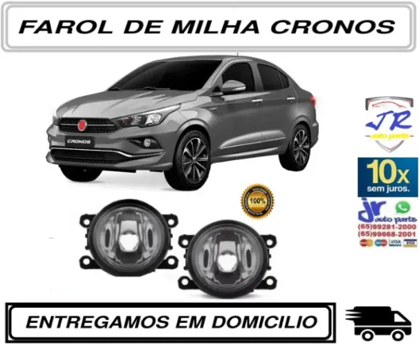Par farol de Milha Fiat Cronos 2017
