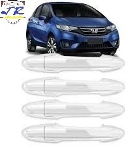 Jogo 4 Aplique Capa Maçaneta Cromada Honda Fit 2015 2016 2017 2018 2019 2020 2021   