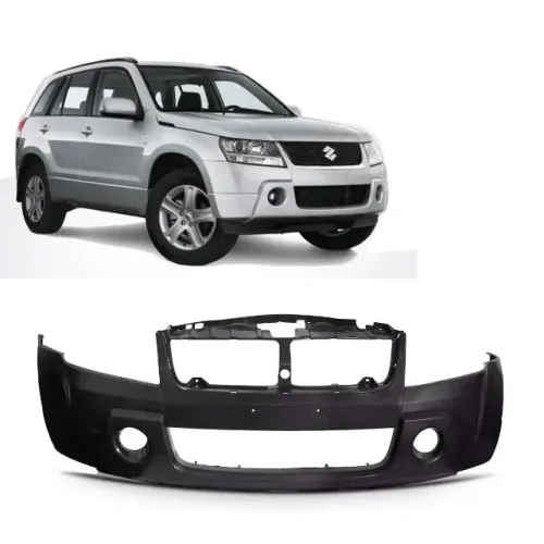 Parachoque Suzuki Grand Vitara 2008 à 2013 - Dianteiro Preto Liso - TYG