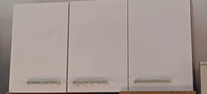 3 Portas de Armário Cozinha - Branco - Novo