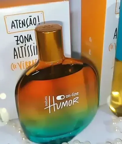 Perfume Humor On-Line masculino 75 ml, natura