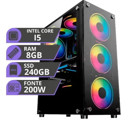 cpu_gamer-proc.Intel I5+08gb+ssd256gb-pagto á vista r$ 2.890,00 reais ou 24X no boleto 