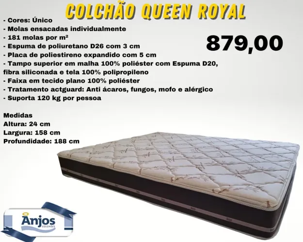 Colchão Queen Royal- ENTREGA HOJE !!