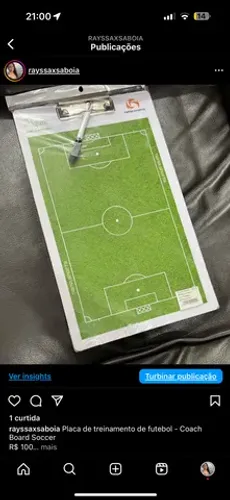 Placa de treinamento de futebol - Coach Board Soccer