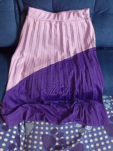 Saia plissada Midi Tam P