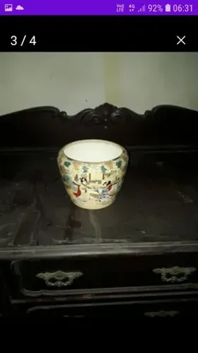 Jarra japonesa com mas de 70 anos uma relíquia 