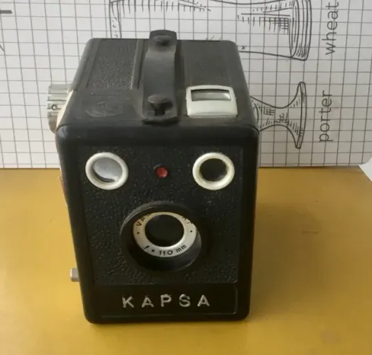 kapsa máquina fotográfica da década de 50