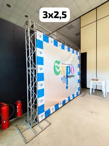 Estrutura Treliça Backdrop para Festas e Eventos