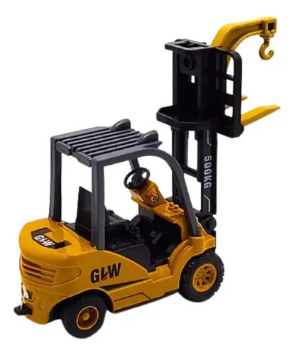 Carrinho Em Miniatura De Ferro Empilhadeira C/ Gancho Flexão